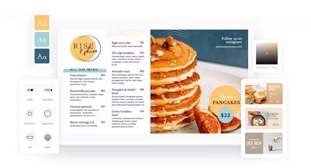 Digital menuboards