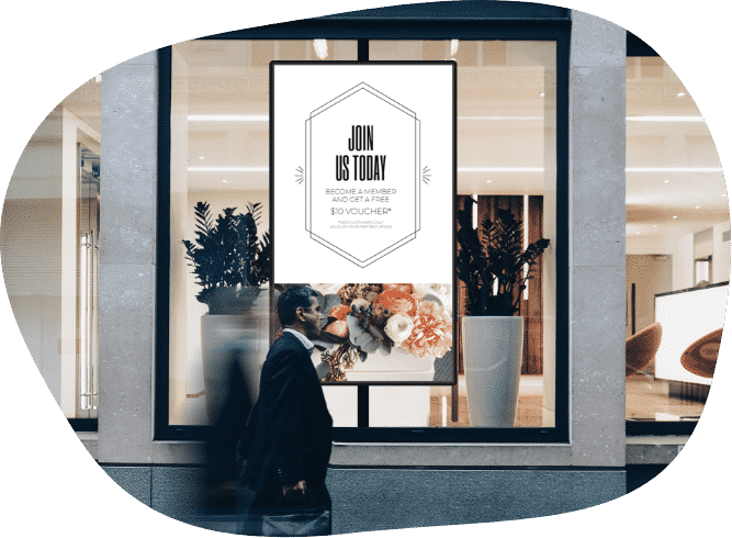 Digital signage template