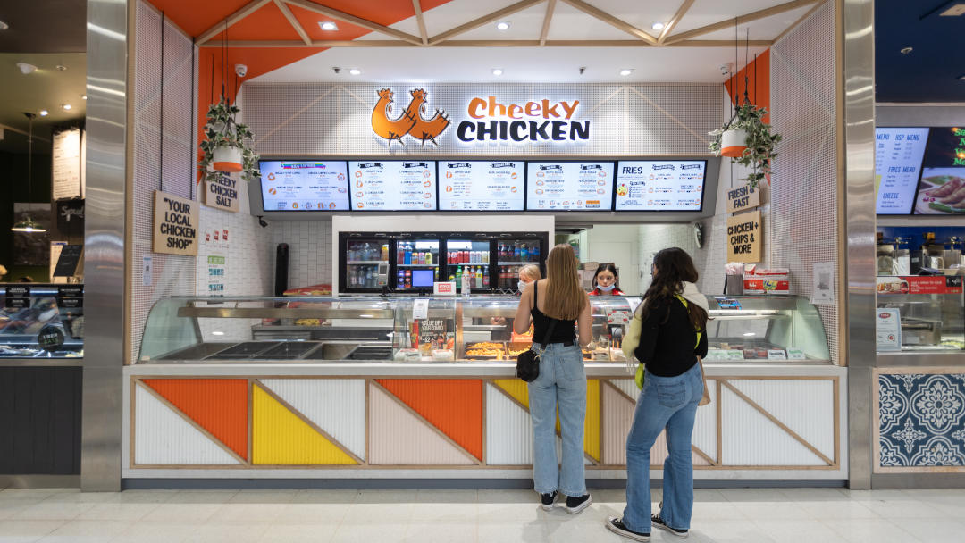 Cheeky Chicken digital signage