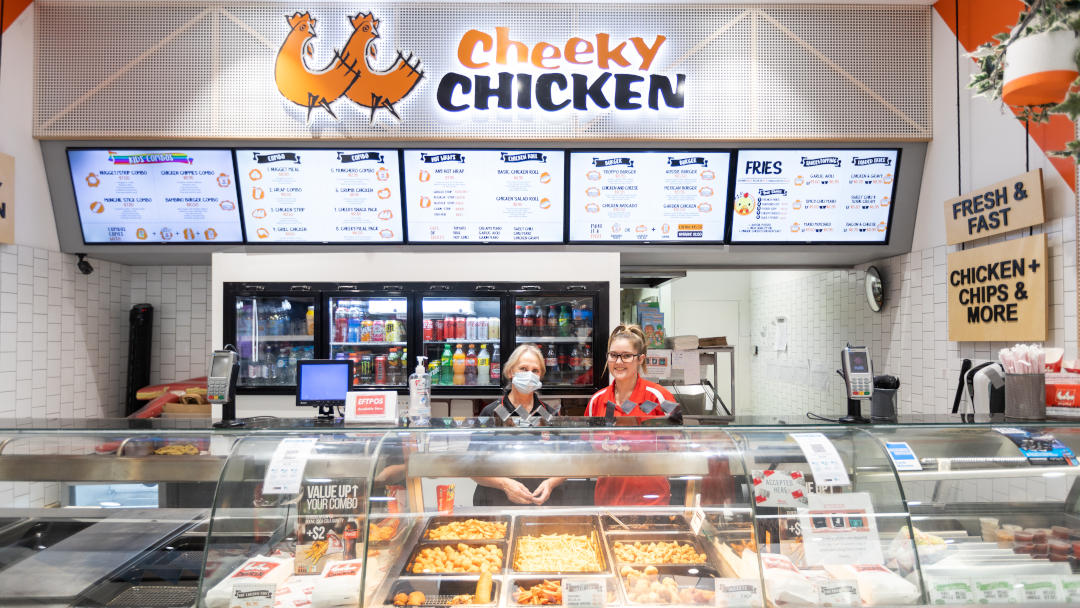 Cheeky Chicken digital signage