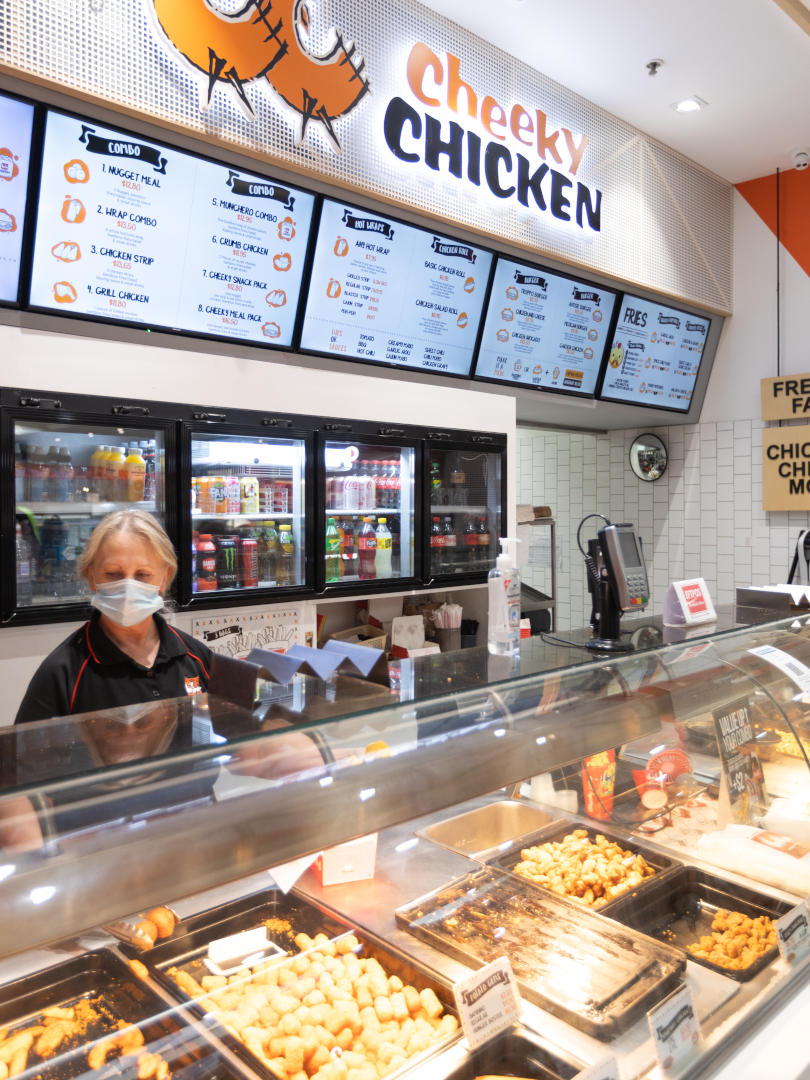 Cheeky Chicken digital signage