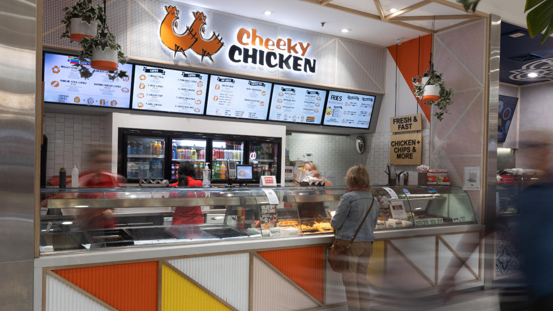 Cheeky Chicken digital signage