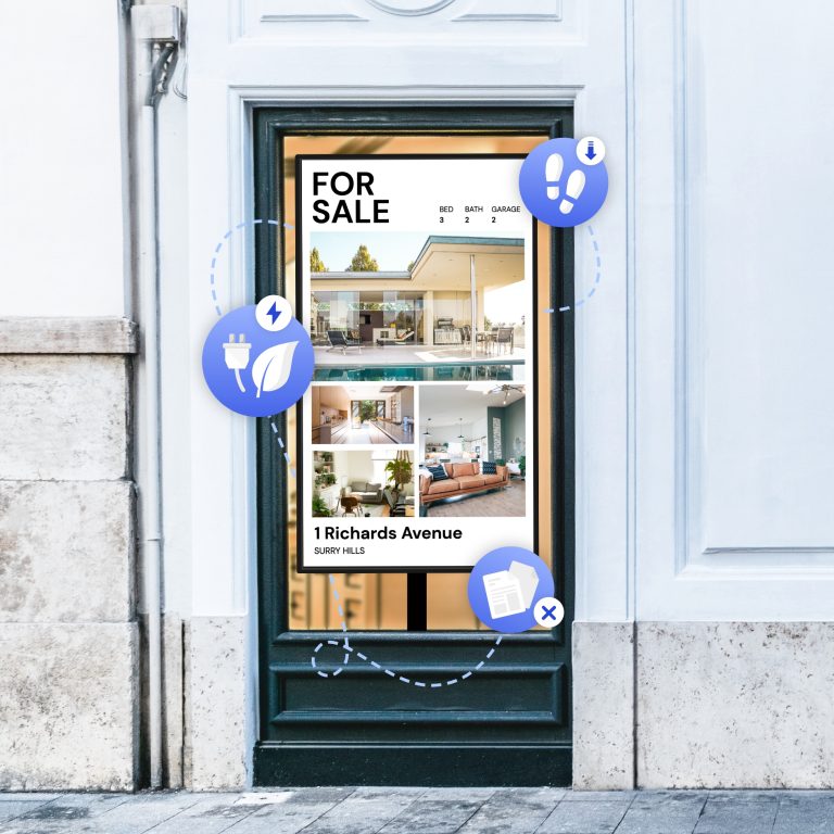 Digital signage template