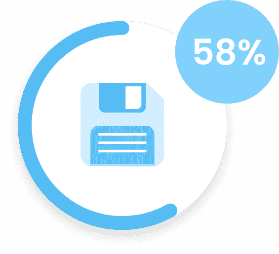 58%