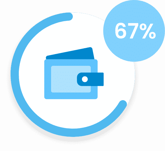 67%