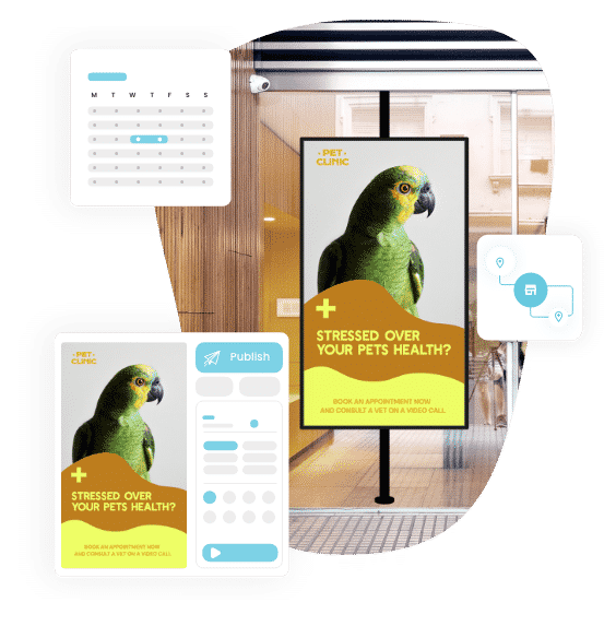 Digital signage template