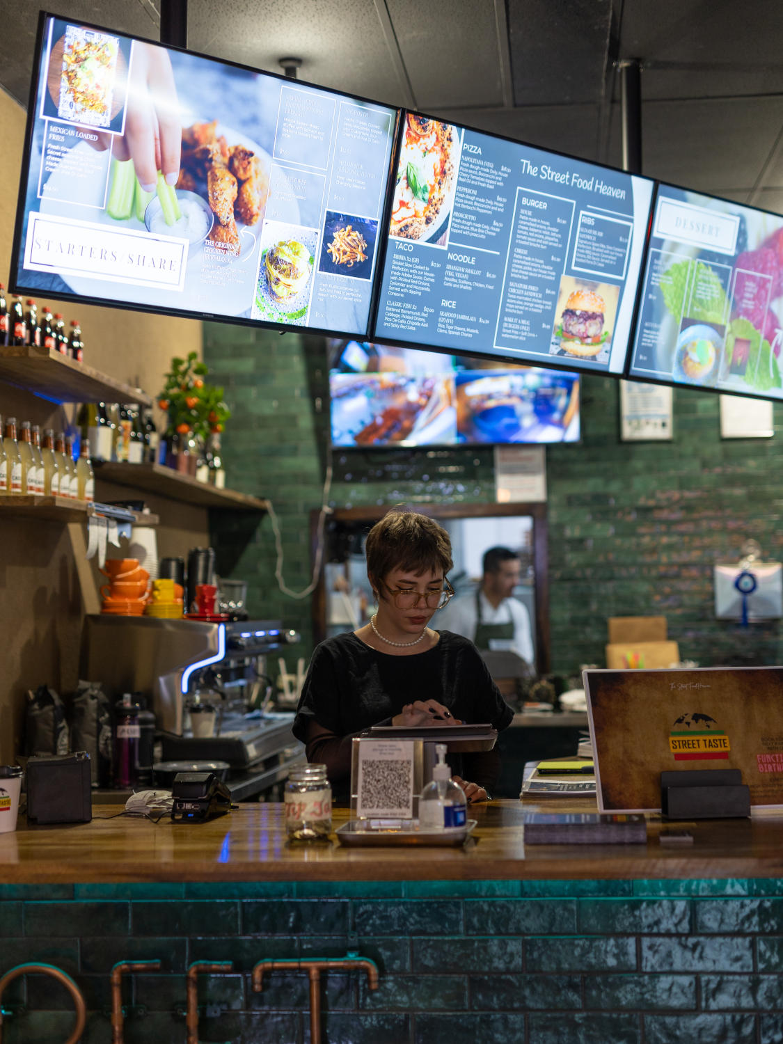 Street Food digital signage