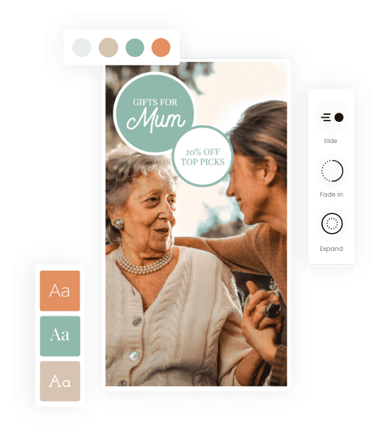Digital signage template