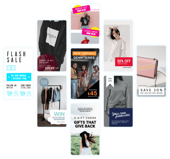 Digital signage template