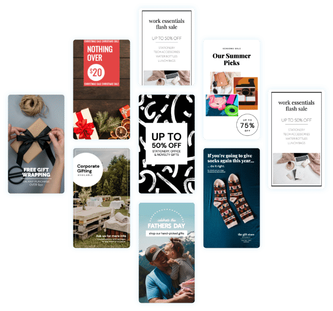 Digital signage templates