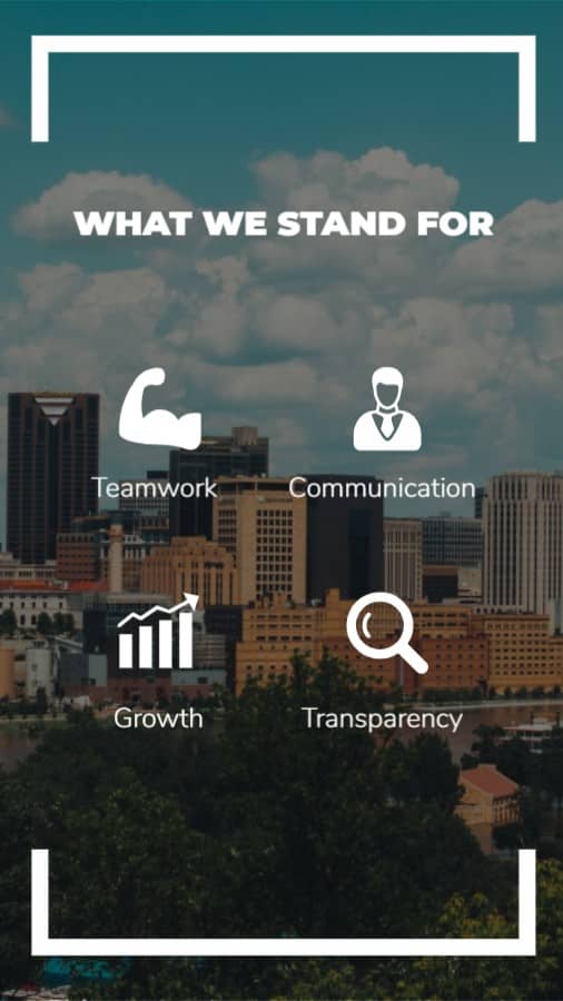 What we stand for